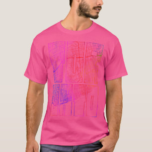T-shirt Toronto City Carte De L'Ontario Canada - Coloré