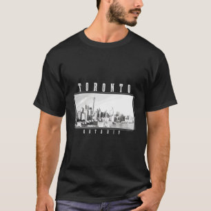 T-shirt Toronto Ontario Canada Vintage Skyline Canadien ve