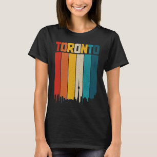 T-shirt Toronto Skyline Pride Vintage Retro Ontario Canada