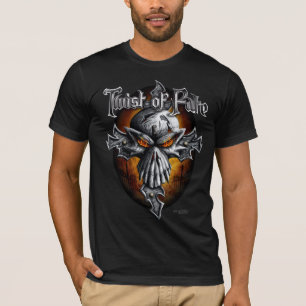 T-shirt Torsion de chemise d'obscurité de destin