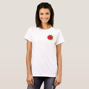 T-shirt torsion sur fraises