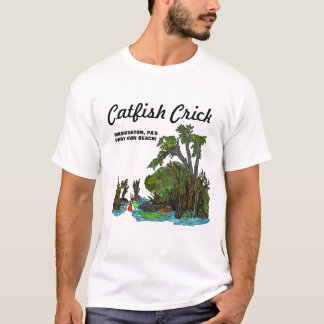 T-shirt Torticolis de poisson-chat