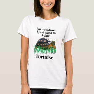 T-shirt Tortoise Je Veux Juste Détendre Amoureux des anima