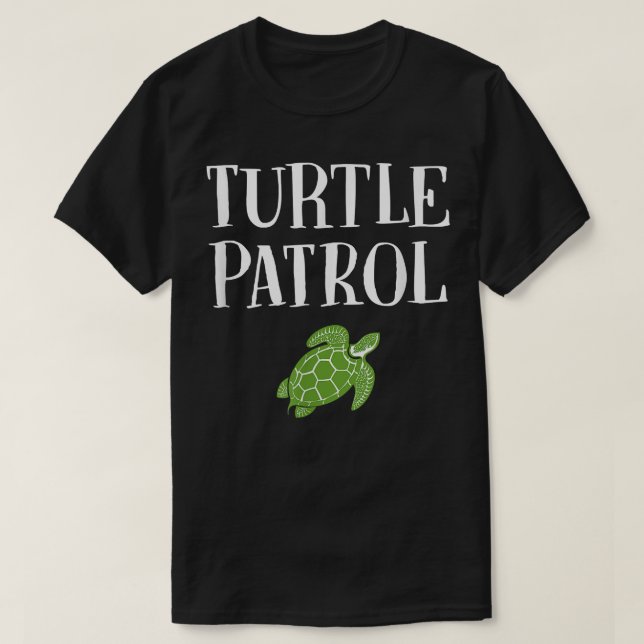 T-shirt Tortue à animal de compagnie de la Tortue (Design devant)