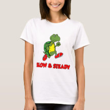 Tortue À Courant Lente Et Régulière