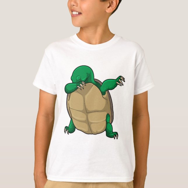 T-shirt Tortue à Hip hop Dance Dab (Devant)