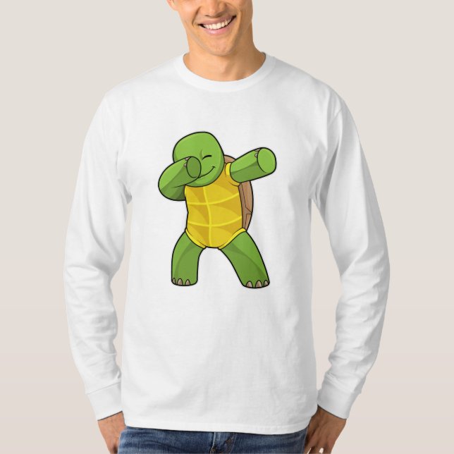 T-shirt Tortue à Hip hop Dance Dab (Devant)