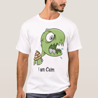 T-shirt Tortue aliénée folle "je suis" chemise calme