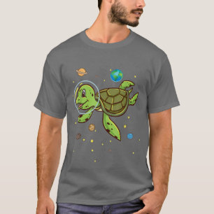 T-shirt Tortue astronaute Turtle Lover pour Turtle Animal
