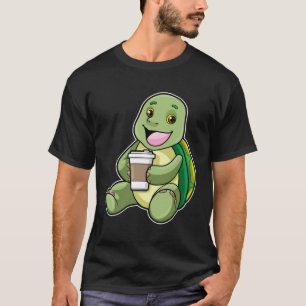 T-shirt Tortue avec Shell & Café à aller