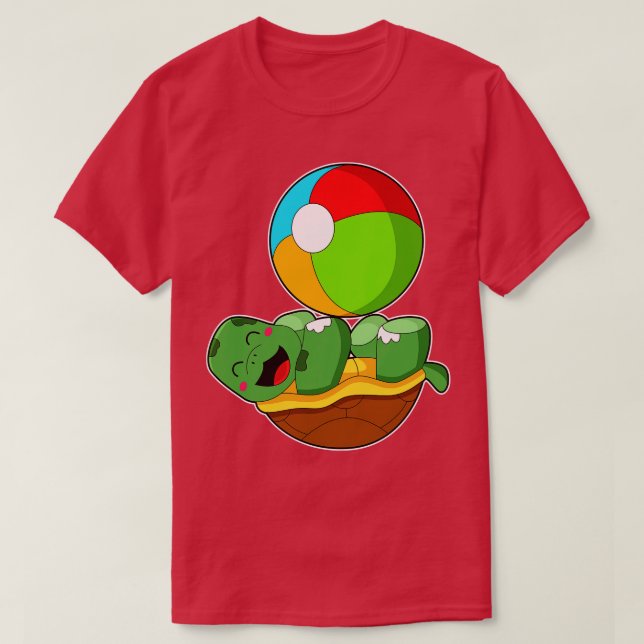 T-shirt Tortue avec water-polo (Design devant)