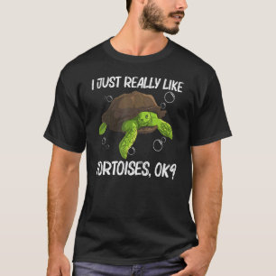 T-shirt Tortue cool Pour Hommes Femmes Récipient Aquatique