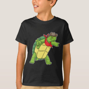 T-shirt Tortue Cowboy casquette