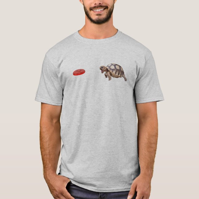 T-shirt Tortue de frisbee (Devant)