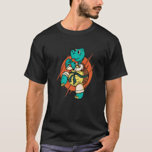 T-shirt Tortue de karaté japonaise drôle et mignonne