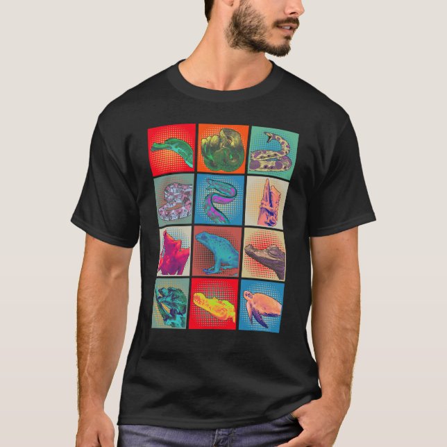 T-shirt Tortue de la grenouille à couleuvre rétro (Devant)