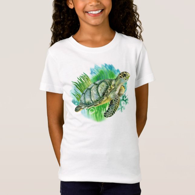 T-Shirt Tortue de mer (Devant)