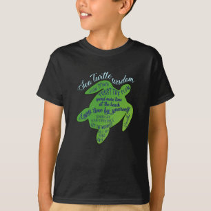 T-shirt Tortue de mer Océan Animal Vie marine Idée cadeau