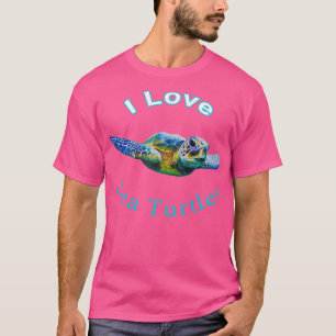 T-shirt Tortue de mer tropicale