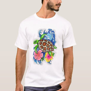 T-shirt Tortue de mer tropicale