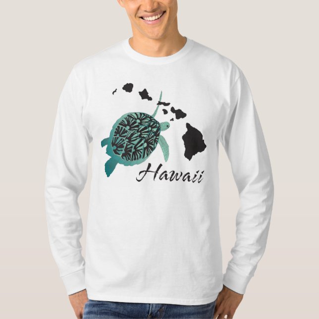 T-shirt Tortue de mer verte d'Hawaï (Devant)