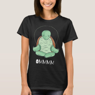 T-shirt Tortue de yoga de relaxation de méditation OMMM co