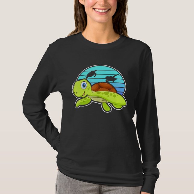 T-shirt Tortue des enfants (Devant)