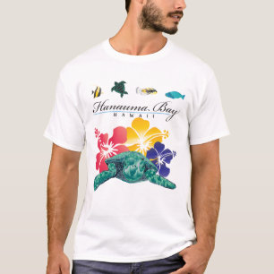 T-shirt Tortue d'îles d'Hawaï de baie de Hanauma