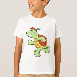 T-shirt Tortue en tant que coureur