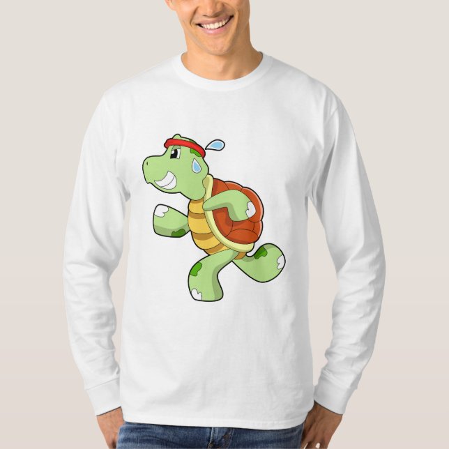 T-shirt Tortue en tant que coureur (Devant)
