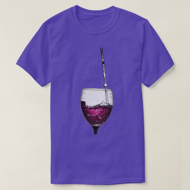 T-shirt Tortue en verre de vin (Design devant)