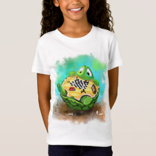 T-Shirt Tortue et coccinelle Jouer aux échecs - Amusants