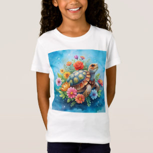 T-Shirt Tortue florale