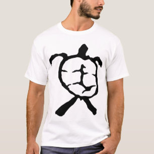 T-shirt Tortue hawaïenne - noir