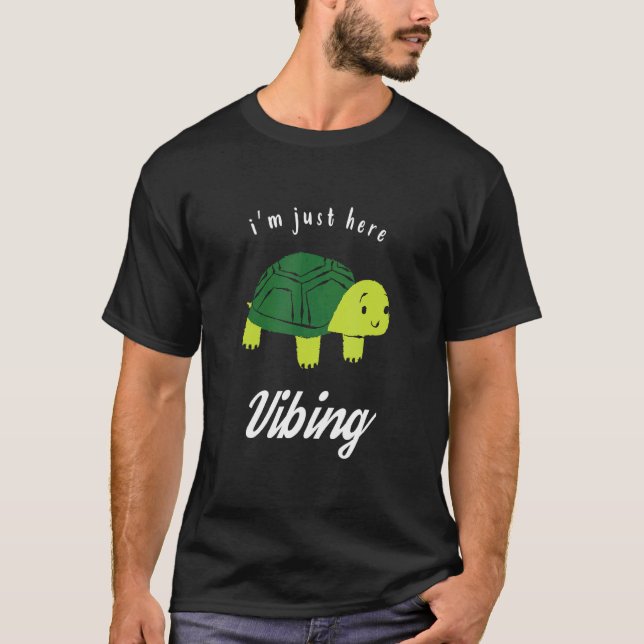 T-shirt Tortue juste en train de vider la trutelle (Devant)