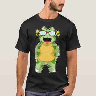 T-shirt Tortue lunettes de soleil