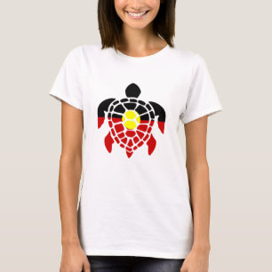 T-shirt Tortue marine aborigène australienne