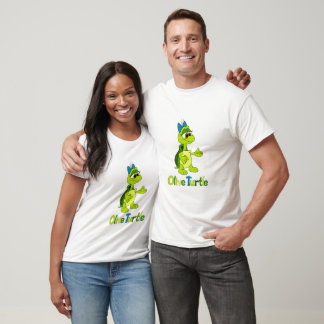 T-shirt Tortue Olive