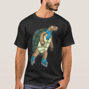 T-shirt Tortue Patinage sur glace Patins sur glace