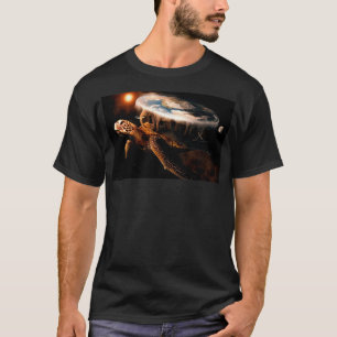 T-shirt Tortue plate Terre plateTerreTortue plateTerreTerr
