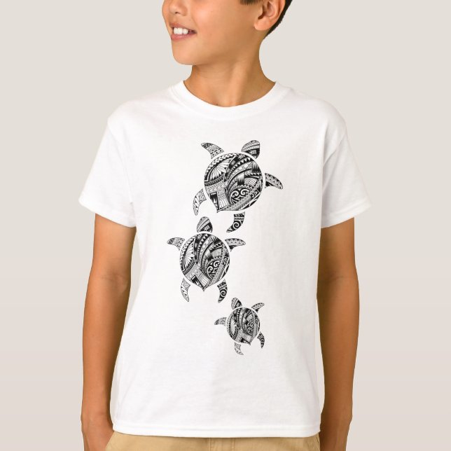 T-shirt Tortue polynésienne (Devant)