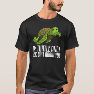 T-shirt Tortue Pour Hommes Femmes Tortue De Mer Terre Eau