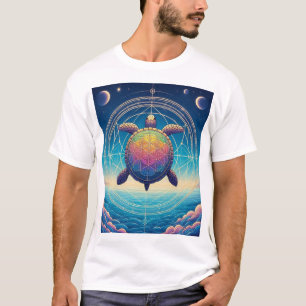 T-shirt Tortue sacrée Lent et régulier gagne la course !