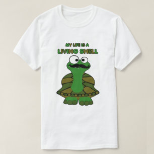 T-shirt Tortue Shell vivant de moustache