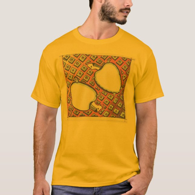 T-shirt Tortue T d'or (Devant)