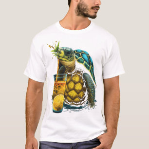 T-shirt Tortue Tortues de mer hawaïennes Ananas Aloha