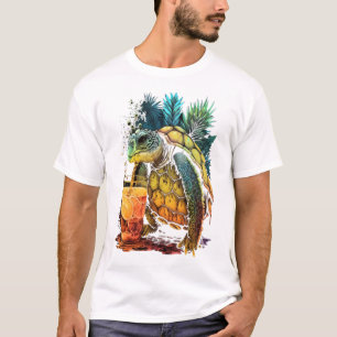 T-shirt Tortue Tortues de mer hawaïennes Pineapple Aloha C