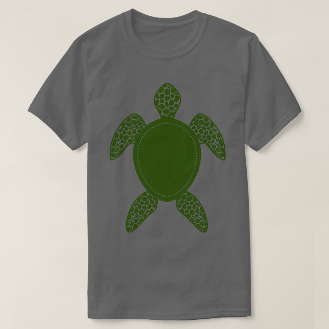 T-shirt tortue verte 1 (Design devant)