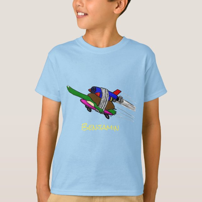 T-shirt Tortue volante (Devant)