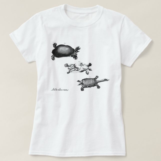 T-shirt Tortues de John Laurens (Design devant)